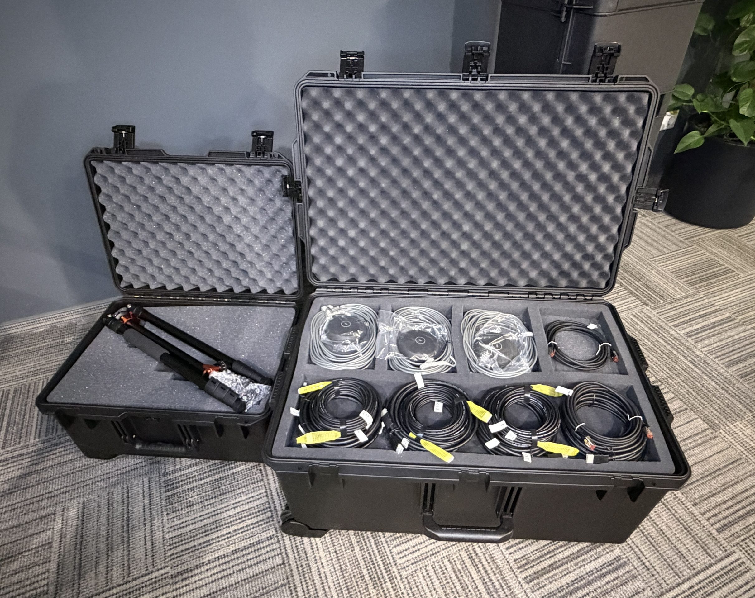 Mobile video conferencing equipment for government communication systems